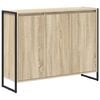 vidaXL Side Cabinet Sonoma 96.5 x 30 x 75 cm Engineered Wood