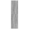 vidaXL Wardrobe Grey Sonoma 80x50x200 cm Engineered Wood