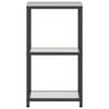 vidaXL Kitchen Storage with Shelf Silver 30 x 50 x 92 cm Steel