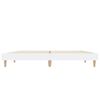 vidaXL Bed Frame without Mattress White 135x190 cm Double Engineered Wood