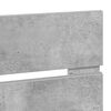 vidaXL Headboard Concrete Grey 75 cm Engineered Wood