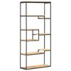 vidaXL Bookcase 80x30x180 cm Rough Mango Wood