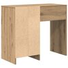 vidaXL Desk with Drawer Artisan Oak 90 x 37.5 x 75 cm Engineered Wood