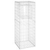 vidaXL Gabion Basket Post 50x50x140 cm Iron