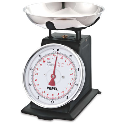 Perel Analog Kitchen Scale 5 kg Black