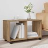 vidaXL&nbsp;Rolling&nbsp;Cabinet&nbsp;Artisian Oak 72x33x42.5 cm Engineered Wood