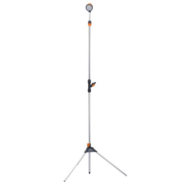 vidaXL Garden Shower with Tripod 221 cm Aluminium