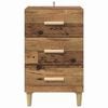 vidaXL Bedside Cabinet Old Wood 40 x 40 x 66 cm Engineered Wood