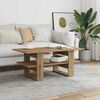 vidaXL Coffee Table Artisan Oak 102x55x42 cm Engineered Wood