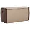 vidaXL Storage Box Beige and Brown 122x56x63 cm