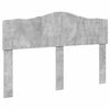 vidaXL Bed Frame Concrete Grey 140 x 200 cm Engineered Wood