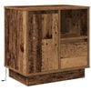 vidaXL Bedside Cabinet with Drawer 2 pcs Old Wood 50 x 34.5 x 50 cm