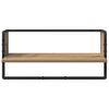 vidaXL Wall Shelf Set with Shelf 6 pcs Artisan Oak 100 x 25 x 30 cm