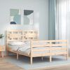 vidaXL Bed Frame without Mattress 120x200 cm Solid Wood