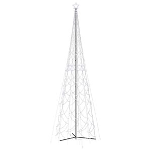 vidaXL Christmas Cone Tree Cold White 3000 LEDs 230x800 cm
