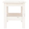 vidaXL Coffee Table White 35x35x40 cm Solid Wood Pine