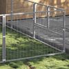 vidaXL Dog Kennel Silver 30 m&sup2; Steel