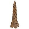 vidaXL Christmas Tree Brown 111 cm Solid Teak Wood