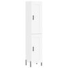vidaXL Highboard White 34,5x34x180 cm Engineered Wood