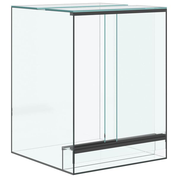 vidaXL Terrarium with Storage Transparent 30 x 30 x 40 cm Glass