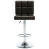 vidaXL Bar Stools 2 pcs Brown Faux Leather