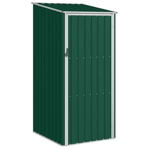 vidaXL Garden Shed Green 87x98x159 cm Galvanised Steel
