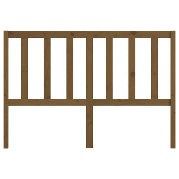 vidaXL Bed Headboard Honey Brown 156x4x100 cm Solid Wood Pine
