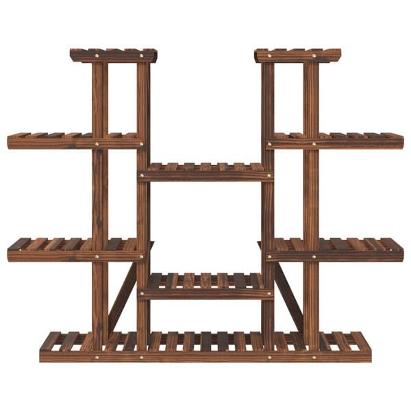 vidaXL Flower Stand 110x25x110.5 cm Solid Wood Fir