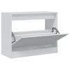 vidaXL Shoe Cabinet White 80x34x63 cm Engineered Wood