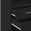 vidaXL Highboard Black 40x42.5x124 cm Engineered Wood