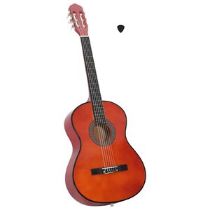 vidaXL Classical Guitar for Beginner 4/4 39" Basswood