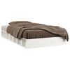 vidaXL Bed Frame without Mattress White 90x200 cm Solid Wood