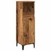 vidaXL Bathroom Cabinet Old Wood 30x30x100 cm Engineered Wood