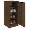 vidaXL Shoe Cabinet Brown Oak 30x35x70 cm Engineered Wood