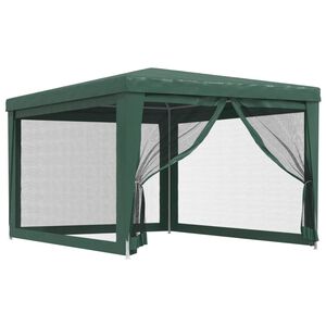 vidaXL Party Tent | Green | High-Density Polyethylene (HDPE) | 3x4 m