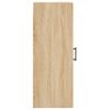 vidaXL Wall Mounted Cabinet Sonoma Oak 34.5x34x90 cm Engineered Wood