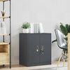vidaXL Storage Cabinet Anthracite 60 x 40 x 70 cm Cold-Rolled Steel