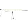 vidaXL Awning Post Set Anthracite 600x245 cm Iron