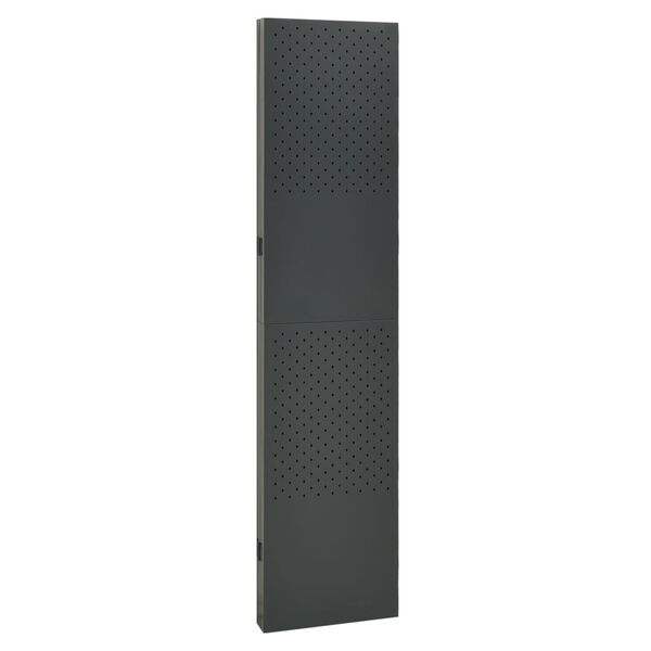 vidaXL 4-Panel Room Divider Anthracite 160x180 cm Steel