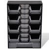 17-Drawer Tool Storage Organizer for Workshop Garage
