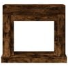 vidaXL Fireplace Surround Smoked Oak 100x30x87.5 cm Engineered Wood