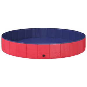 vidaXL Children Swimming Pool &Oslash;200 x 30 cm Round for Child for Red