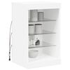 vidaXL Sideboard with LED Lights White 41x37x67 cm