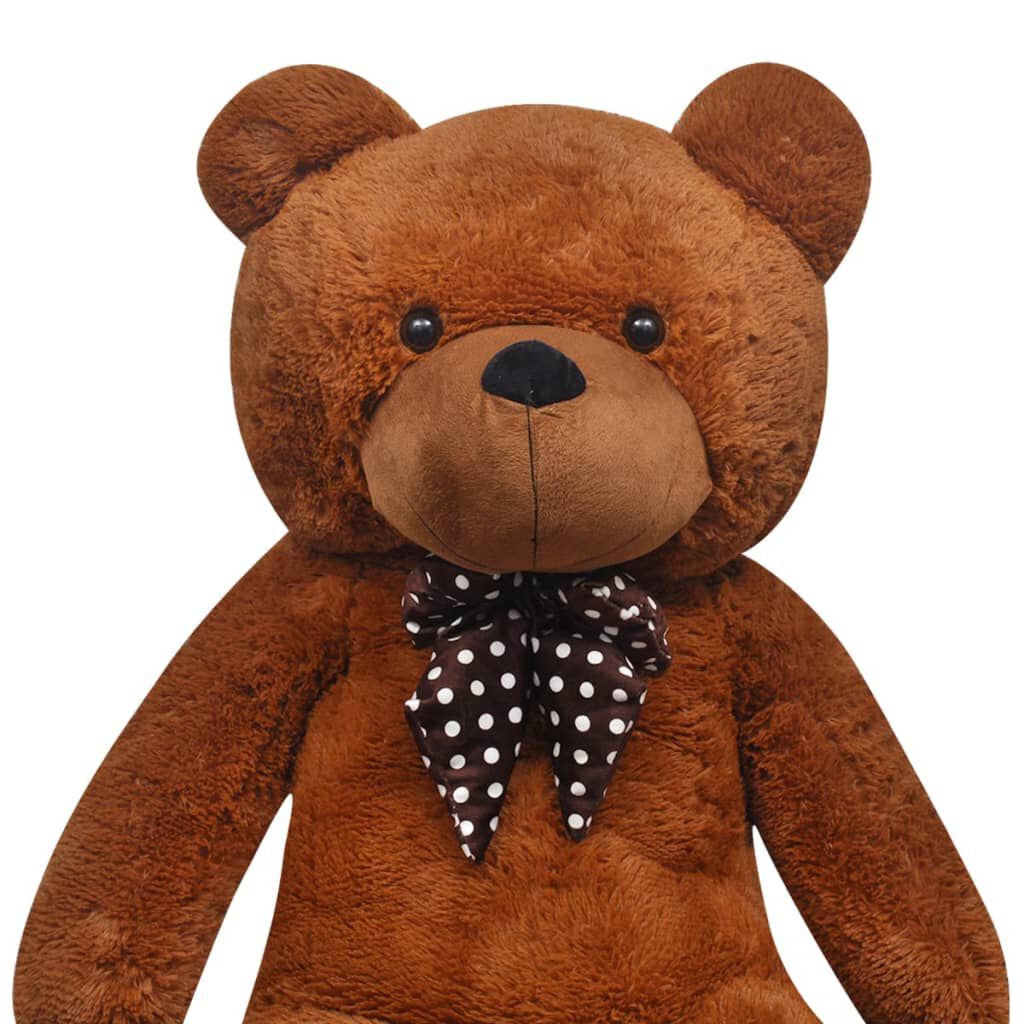 vidaXL XXL Soft Plush Teddy Bear Toy Brown 160 cm vidaXL