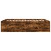 vidaXL Bed Frame without Mattress Smoked Oak 160x200 cm