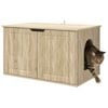 vidaXL Cat House Sonoma 85 x 55 x 50.5 cm Engineered Wood