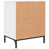 vidaXL Bedside Cabinet 2 pcs High gloss white 49 x 36 x 61 cm