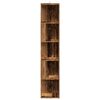vidaXL Corner Cabinet Old Wood 33x33x165 cm Engineered Wood