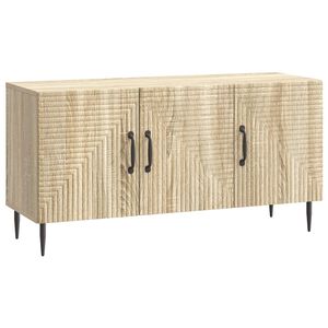 vidaXL TV Cabinet Sonoma Oak 99 x 34.5 x 50 cm Engineered Wood