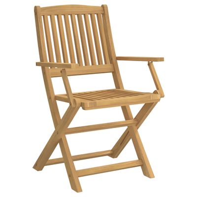 vidaXL Folding Garden Chairs 2 pcs 58x54.5x90 cm Solid Wood Acacia